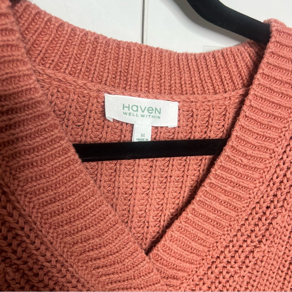 Haven Well Within Cotton Linen Sweater Vest – Medium - Picture 4 of 6